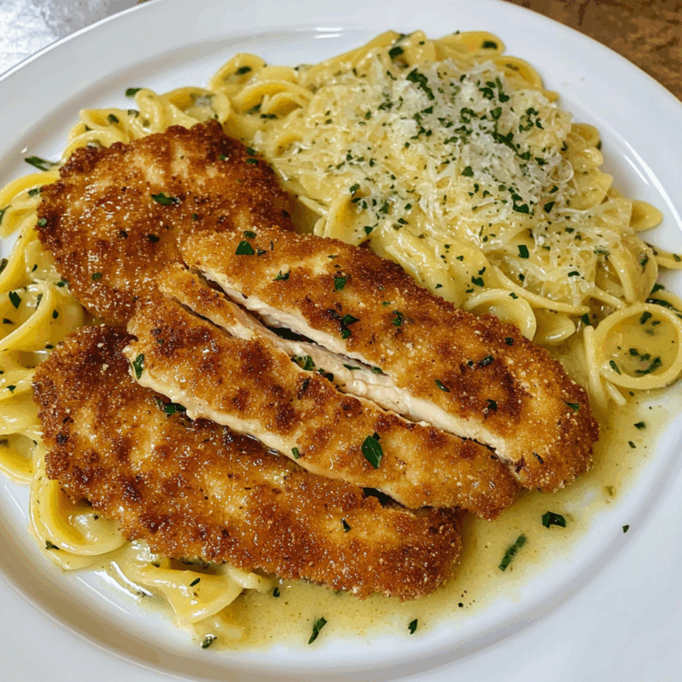 Italian Chicken Cutlets with Pasta and Sauce