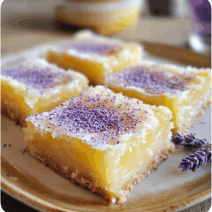 Lavender Lemon Bars: A Floral Twist on a Classic Treat
