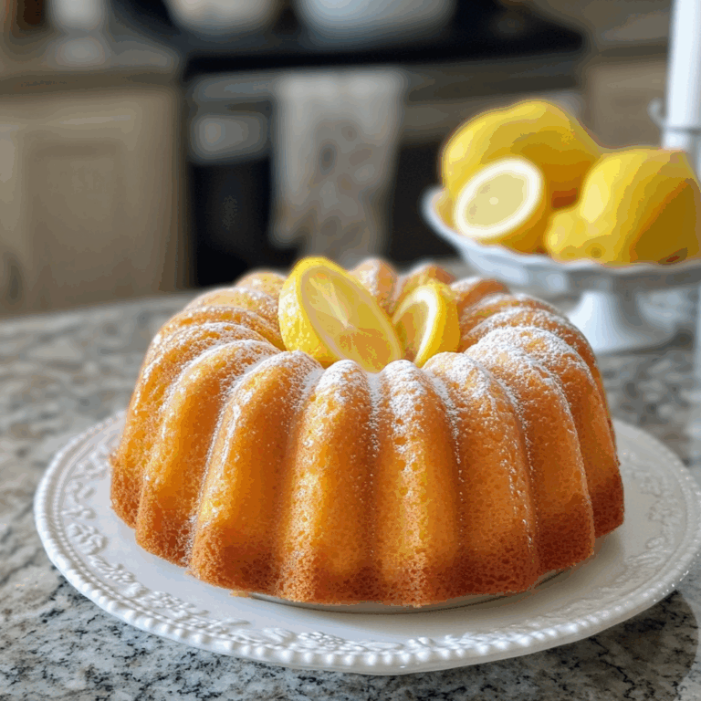 The Ultimate Lemon Bundt Cake: Bursting with Citrus Flavor