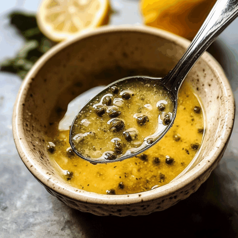 Zesty Lemon Caper Sauce: Elevate Your Dishes with Bright Flavors