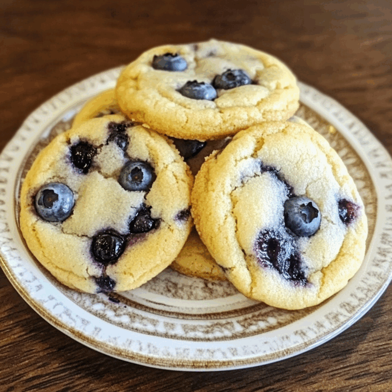 Lemon Blueberry Cookies: A Delightful Burst of Flavor