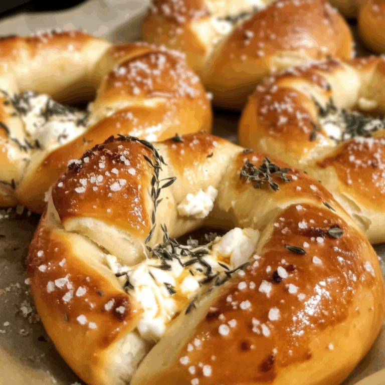 Mozzarella Stuffed Soft Pretzels