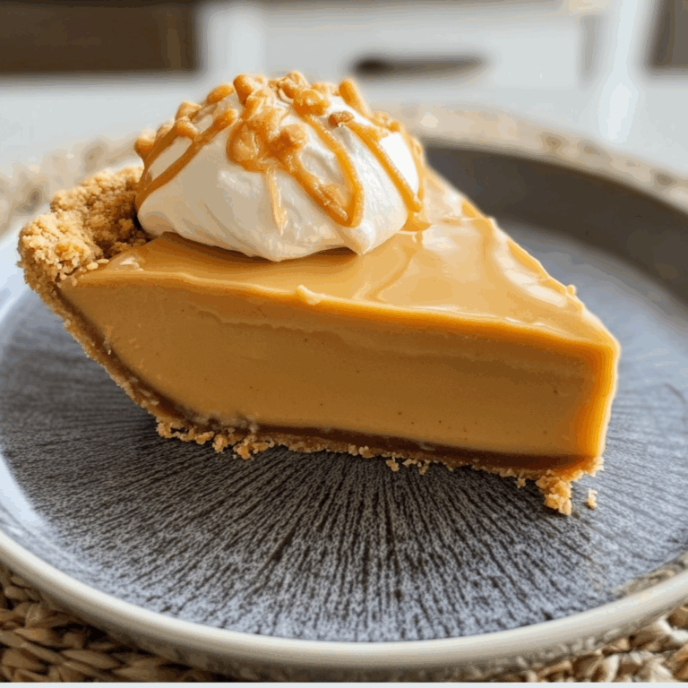 No-Bake Butterscotch Pie: A Decadent Dessert with Effortless Charm