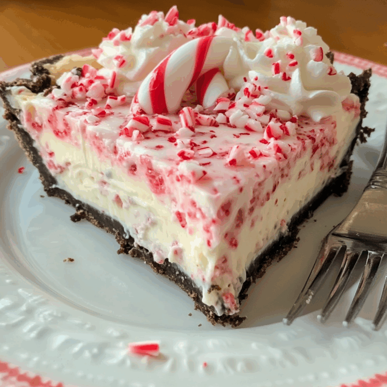 No-Bake Candy Cane Pie: A Festive, Indulgent Treat