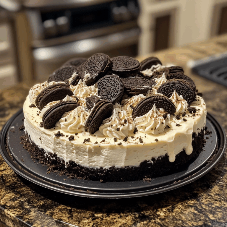 No-Bake Oreo Cheesecake: Irresistible Dessert Perfection