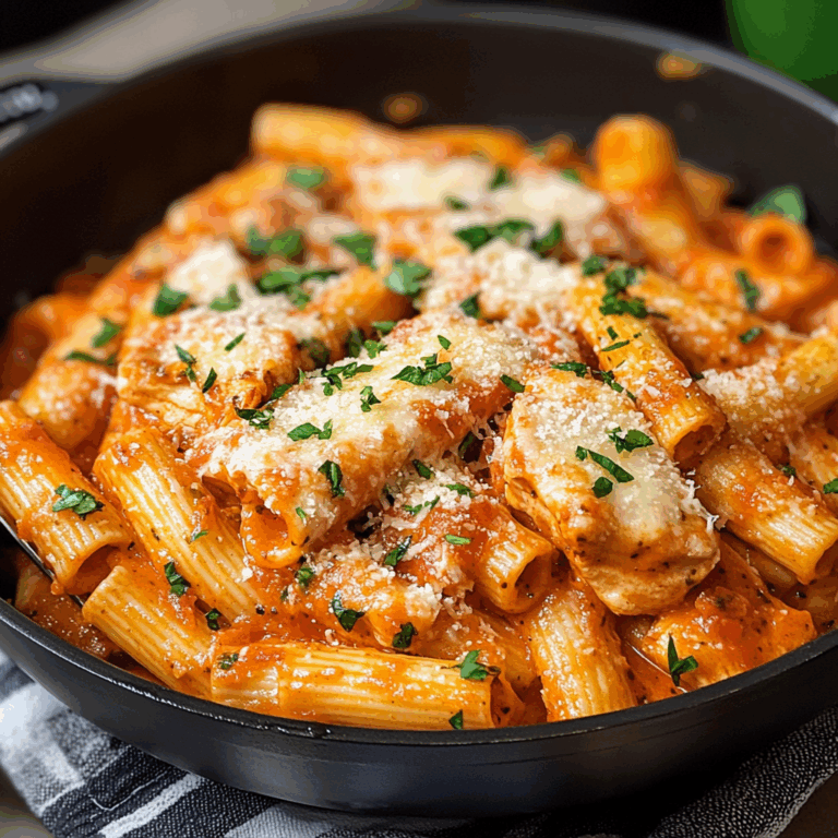 One Pot Chicken Parmesan Pasta
