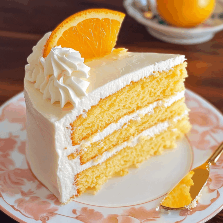 Heavenly Orange Dreamsicle Cake