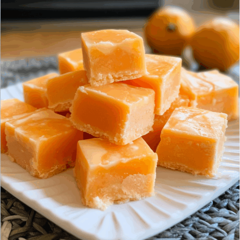 Irresistible Orange Dreamsicle Fudge