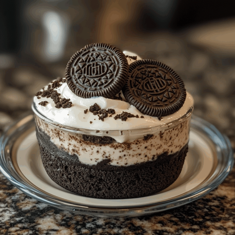 Delectable Oreo Cookie Pudding Cups