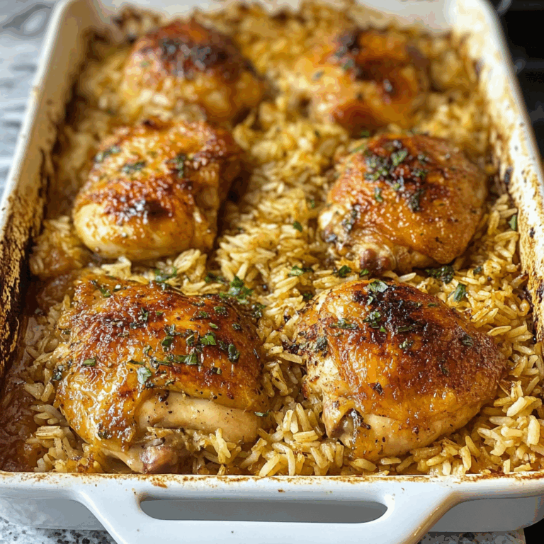Oven Baked Chicken and Rice: A Comforting Classic