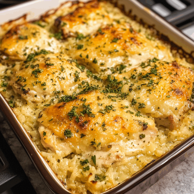 Oven Baked Chicken and Rice Casserole