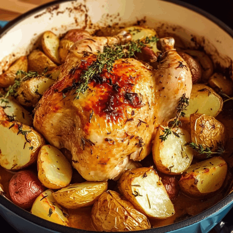 Oven Roasted Chicken and Potatoes: A Delicious One-Pan Meal