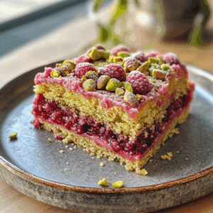 Pistachio Raspberry Cake: A Harmonious Blend of Flavors