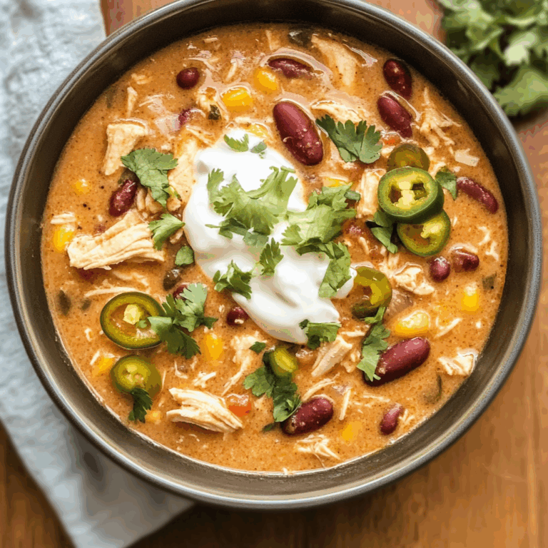 Easy Crock Pot Cream Cheese Chicken Chili