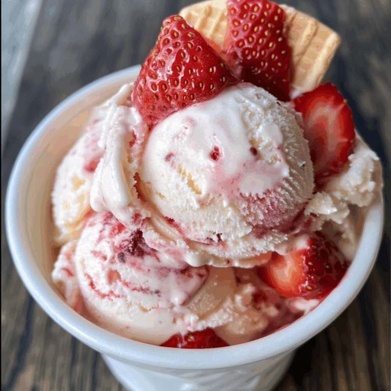 The Ultimate Ice Cream with Strawberries Recipe