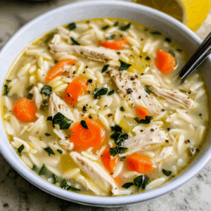 Lemon Chicken Orzo Soup: A Comforting Blend of Citrus and Warmth