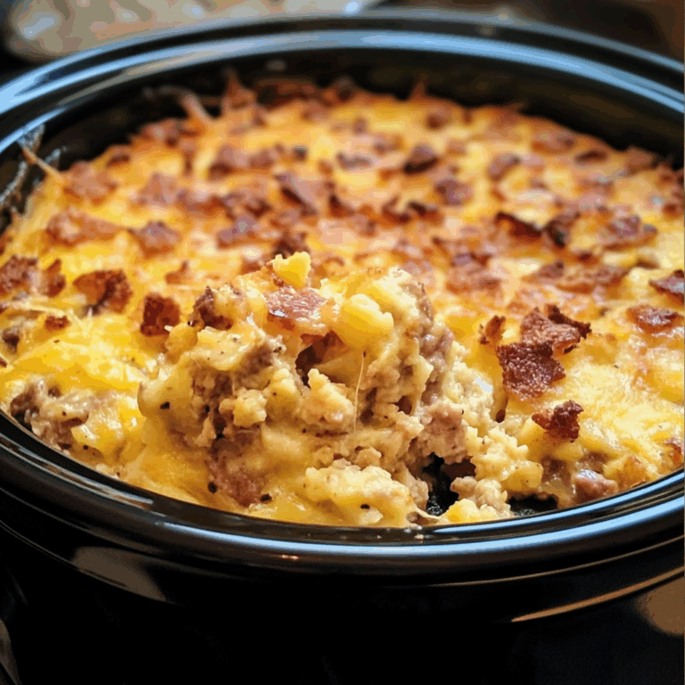 Mountain Man Crock Pot Breakfast Casserole
