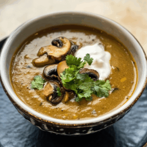 Creamy Mushroom Poblano Soup: A Flavor-Packed Delight