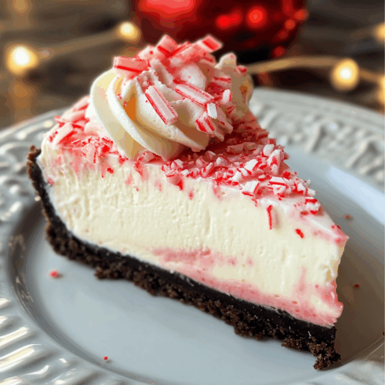 No-Bake Peppermint Cheesecake: A Festive Delight