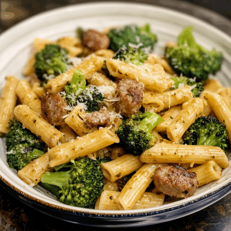 Pasta with Sausage and Broccoli: A Delicious and Nutritious Dinner