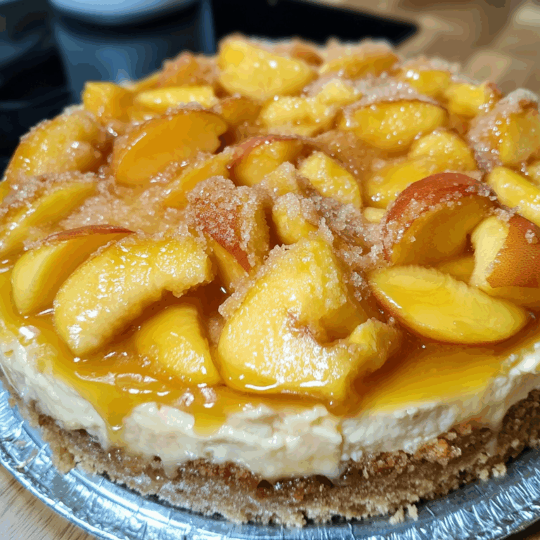 Peach Cobbler Cheesecake Topping: A Delightful Fusion