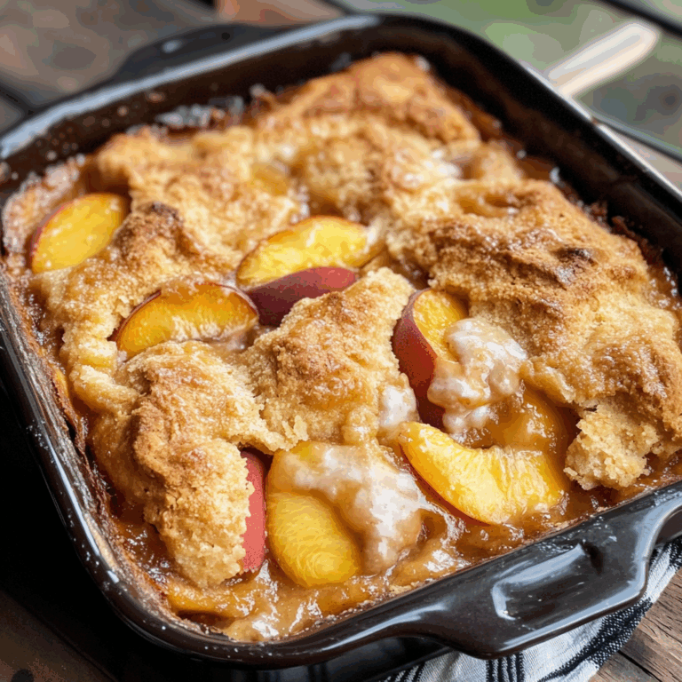 Irresistible Peach Cobbler Recipe