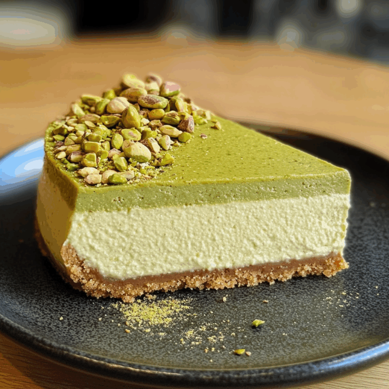 Creamy Pistachio Cheesecake: A Decadent Delight