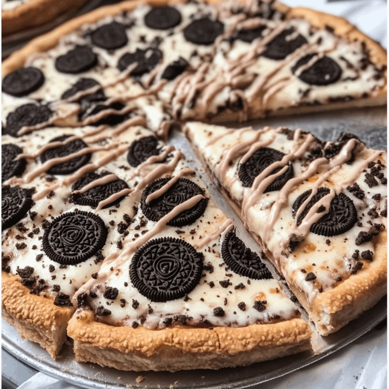 Pizzas with Oreo Mud Pie Toppings: A Decadent Twist on Classic Flavors